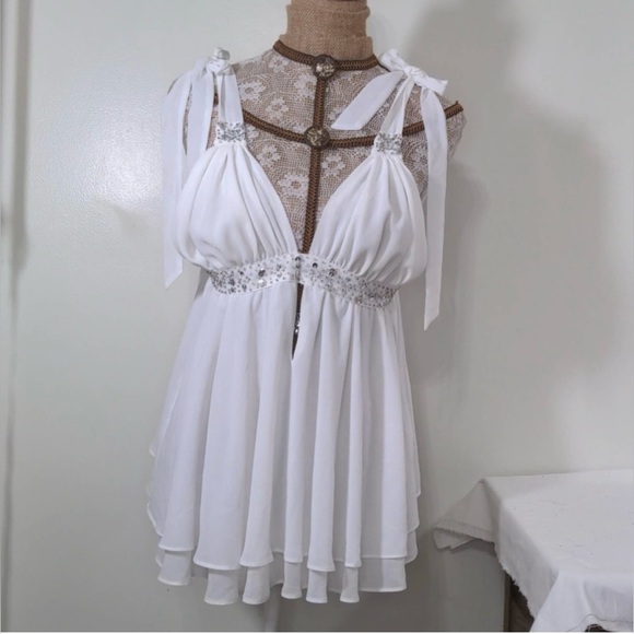Victoria secret white babydoll - Picture 3 of 4